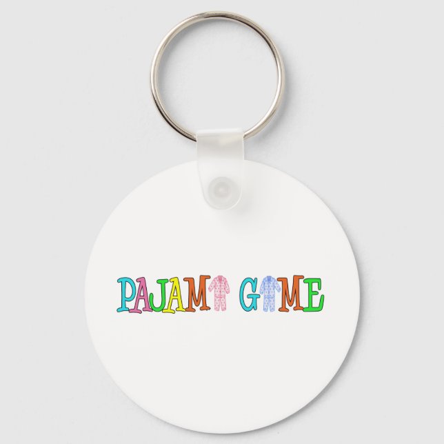 Pajama Game Key Ring (Front)