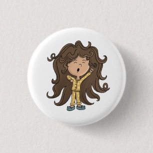 Pajama girl button