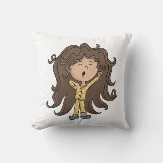 Pajama girl Pillow (Front)