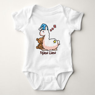 Pajama Llama Baby Bodysuit
