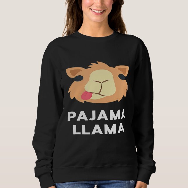 Pajama Llama  Llama Pyjama Sweatshirt (Front)