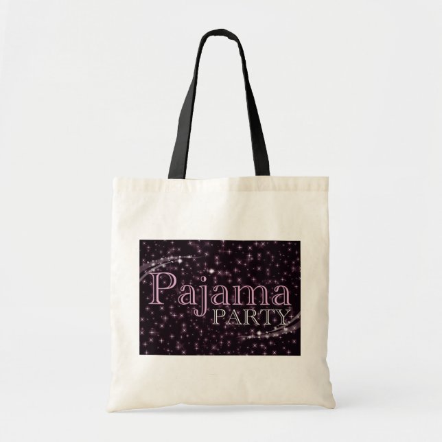 pajama party accessories : starshine tote bag (Front)