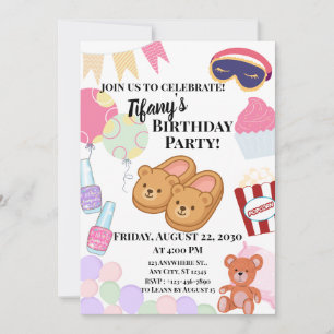 Pajama Party Invitation