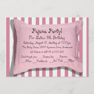 Pajama Party Invitations