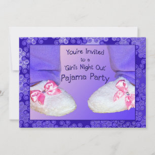 Pajama Party Invitations