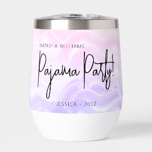 Pajama Party Pastel Pink Purple Modern