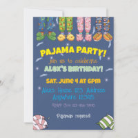 Pajama Party Silly PJs and Slippers Birthday