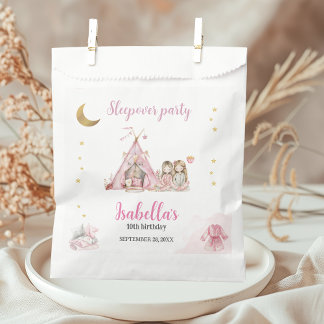 Pajama Party Sleepover Party Favour Bags