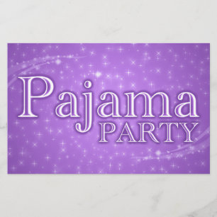 pajama party : starshine flyer