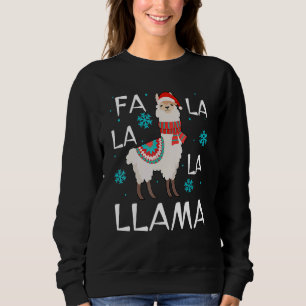 Pajamas Xmas Fa La La Llama Kids Women Christmas P Sweatshirt