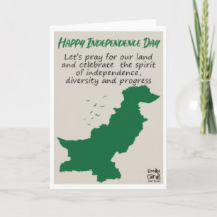 Pak Independence Day - Map Card