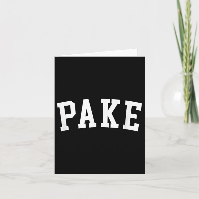 Pake  card (Front)