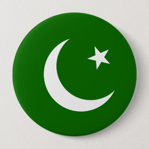 Pakistan 10 Cm Round Badge