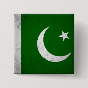 Pakistan 15 Cm Square Badge
