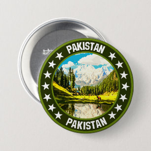 Pakistan 7.5 cm round badge