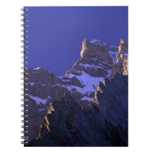 Pakistan, Baltoro Muztagh Range. Sunrise on the Spiral Notebook