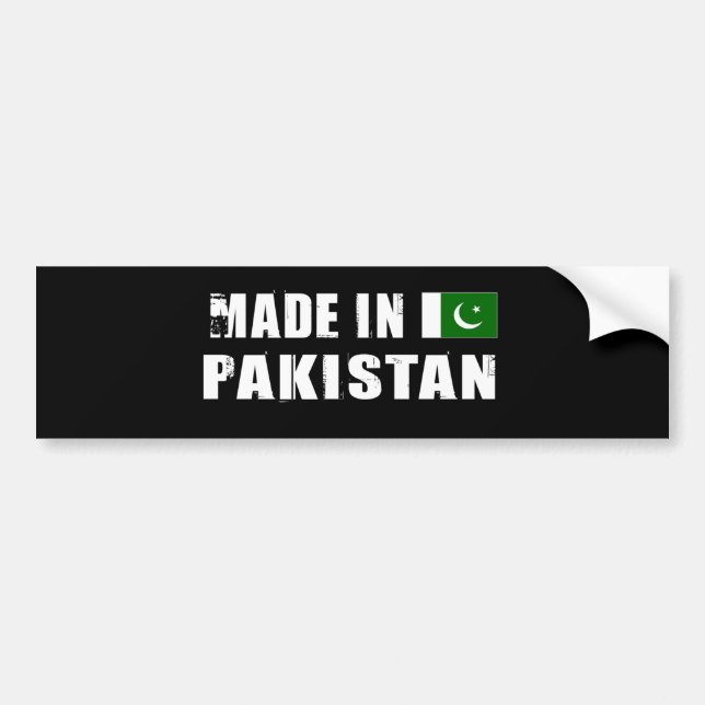 PAKISTAN BUMPER STICKER (Front)