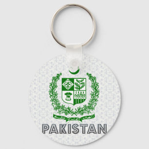 Pakistan Coat of Arms Key Ring