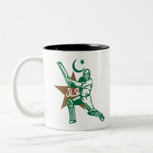 Pakistan Cricket Team T-Shirt Fans Jersey Two-Tone Coffee Mug