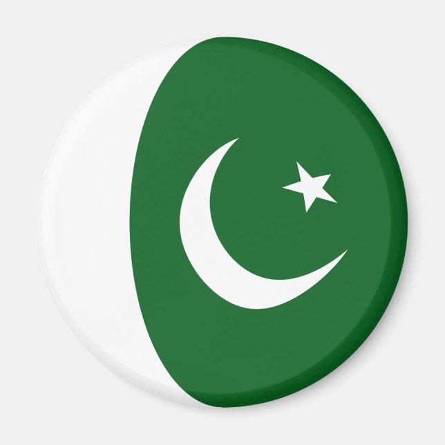 Pakistan Fisheye Flag Magnet (Front)