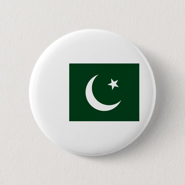 Pakistan Flag 6 Cm Round Badge (Front)