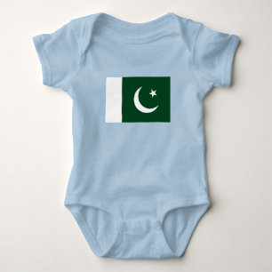 Pakistan Flag Baby Bodysuit