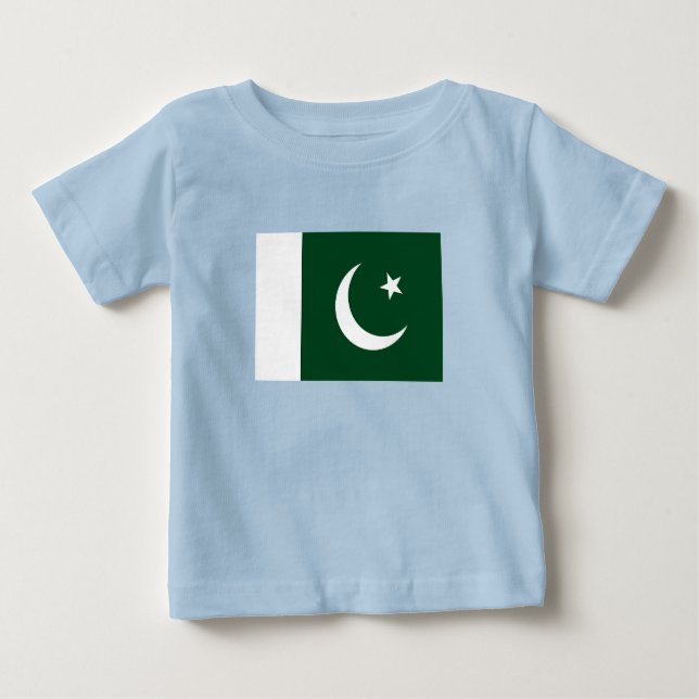 Pakistan Flag Baby T-Shirt (Front)