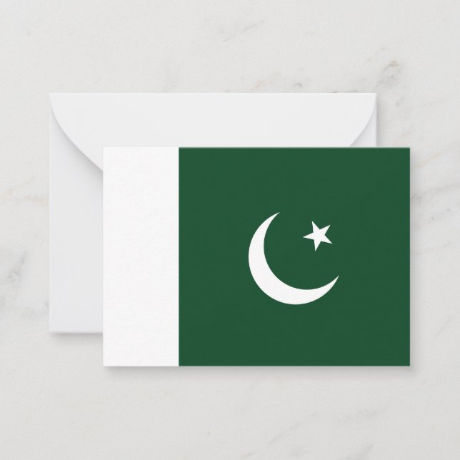 Pakistan flag card (Front)
