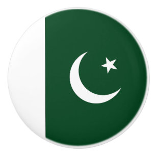 Pakistan Flag Ceramic Knob