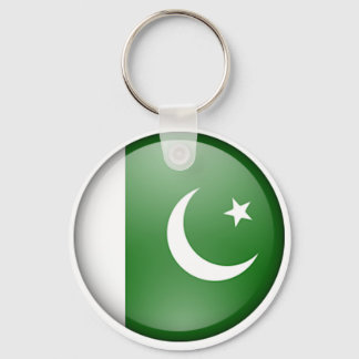 pakistan flag circle key ring
