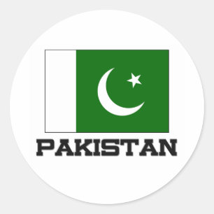 Pakistan Flag Classic Round Sticker