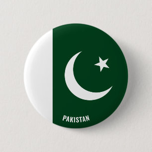 Pakistan Flag Cute Patriotic 6 Cm Round Badge