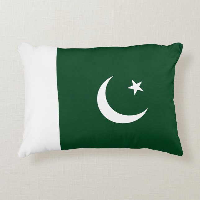 Pakistan flag decorative cushion (Front)