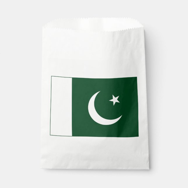 Pakistan Flag Favour Bags (Front)