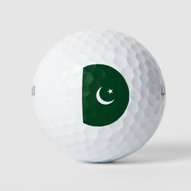 Pakistan flag golf balls (Front)