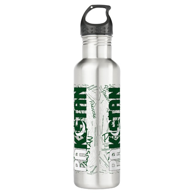 Pakistan Flag Gorgeous Patriotic 710 Ml Water Bottle (Front)