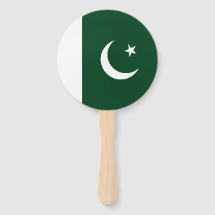 Pakistan Flag Hand Fan