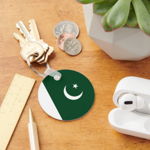 Pakistan flag key ring