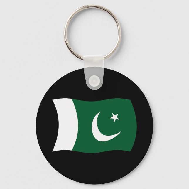 Pakistan Flag Keychain (Front)