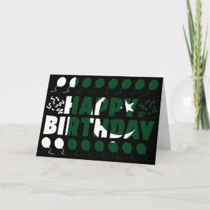 Pakistan Flag Patriotic Birthday Card