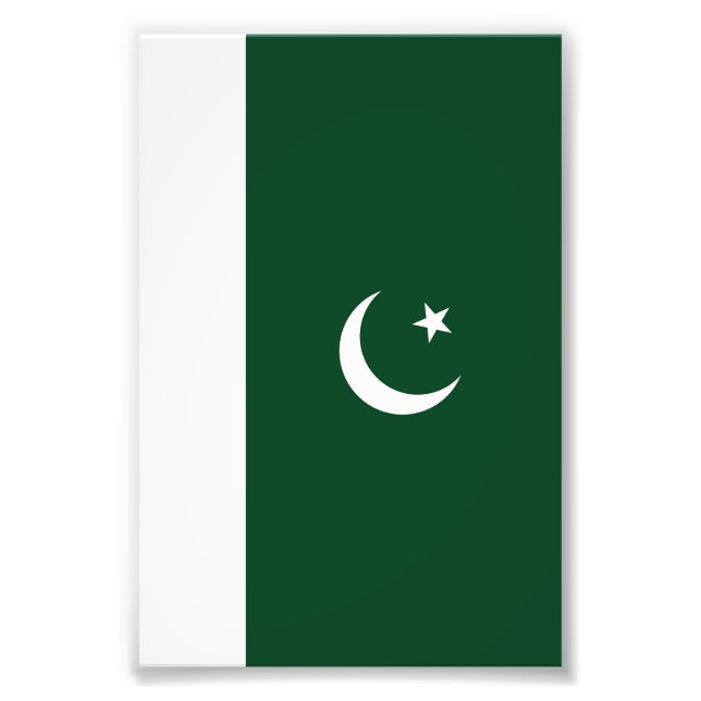 Pakistan flag photo print (Front)