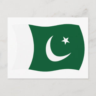 Pakistan Flag Postcard