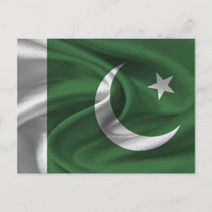 Pakistan Flag Postcard