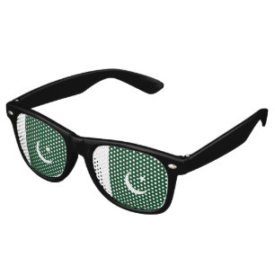 Pakistan flag retro sunglasses