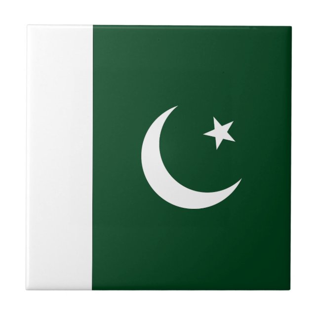 Pakistan Flag Tile (Front)