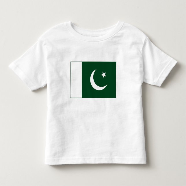 Pakistan Flag Toddler T-Shirt (Front)