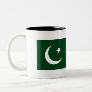 Pakistan Flag Two-Tone Coffee Mug