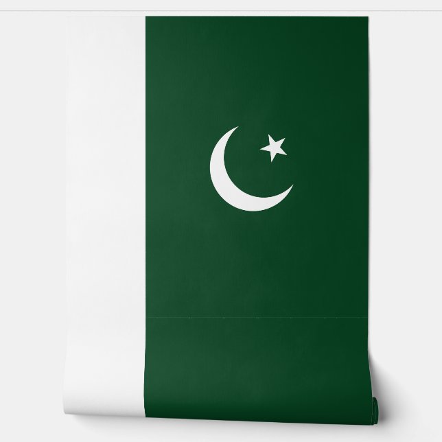Pakistan flag wallpaper (Unrolling)