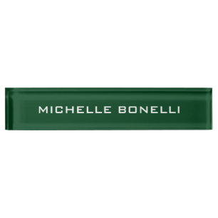 Pakistan Green Minimalist Plain Legible Modern Nameplate