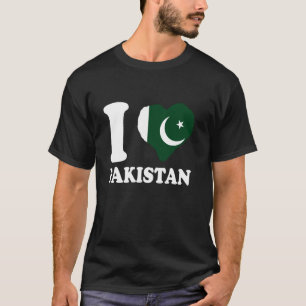 Pakistan I Love Pakistan Pakistani Pride Pakistani T-Shirt